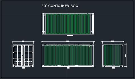 Oblockeditor Office Container Feet Cad Files Dwg Vrogue Co