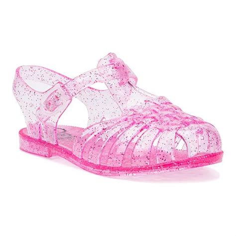 Olivia Miller Toddler Girls Glitter Jelly Sandals