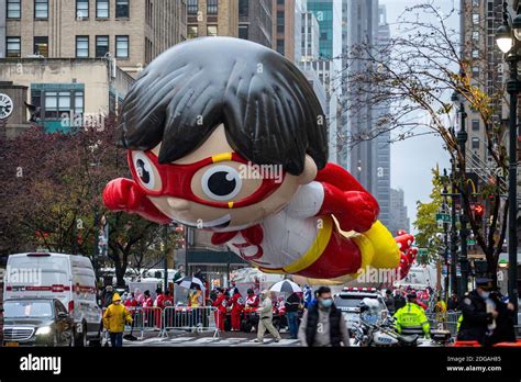 red titan from ryan s world in the 94th macy s thanksgiving day parade in new york city nov