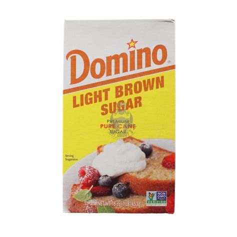 Domino Light Brown Sugar 453g Fat Daddys American Kiosk