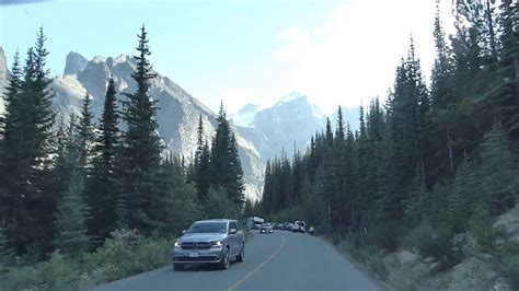 En Route Moraine Lake Rd Parc National De Banff Alberta Canada