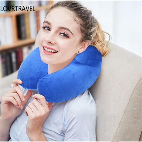 Travel Accessories Comfortable Pillows For Sleep Home Textile Air Cushion Travel Pillow For