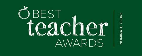 Nominate A Teacher For The 2023 Best Teacher Awards