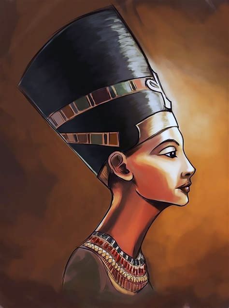 Nefertiti Queen Of Egypt Egyptian Art Ancient Egypt Etsy In 2020 Nefertiti Art Ancient