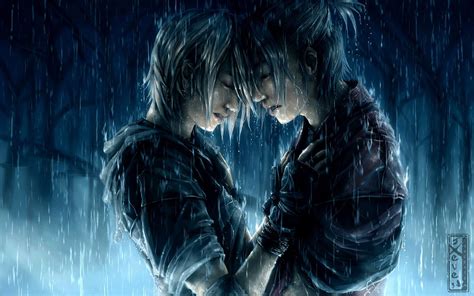 🔥 Download Rainy Love Wallpaper And Background Image Id By Sjames Anime Rain Wallpapers Rain