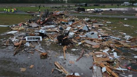 1 Killed 7 Others Hurt When Possible Tornado Strikes Louisiana Village