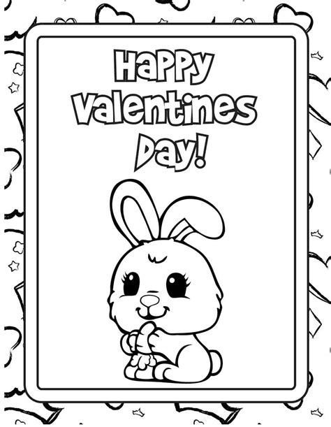 Free Coloring Pages For Kidsprintables Valentines Day Coloring Pages