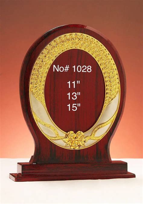 Mdf Wooden Memento Oval Shape Trophy For College At Rs 400 In Moradabad