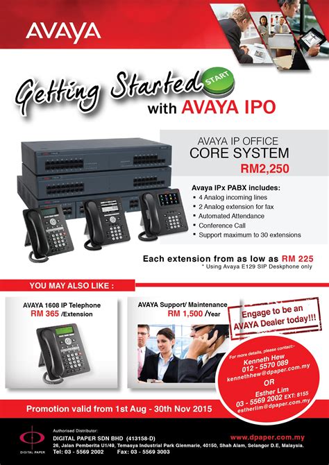 Email formats & phone numbers of atilze as one of malaysia's leading ai and telematic companies, g3 global through its subsidiaries, atilze digital sdn bhd and atilze ai sdn bhd offer. Getting started with AVAYA IPO - Digital Paper Sdn. Bhd.