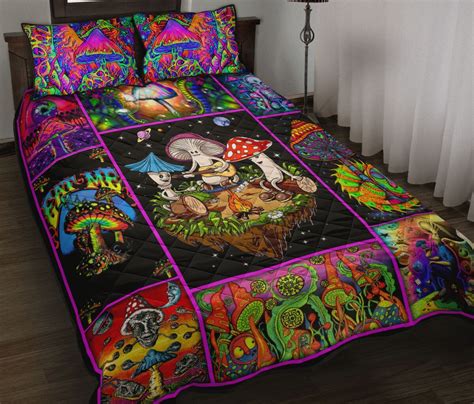 Hippie Mushroom Eat Me Bedding Set BBOYK YXNG Betiti Store