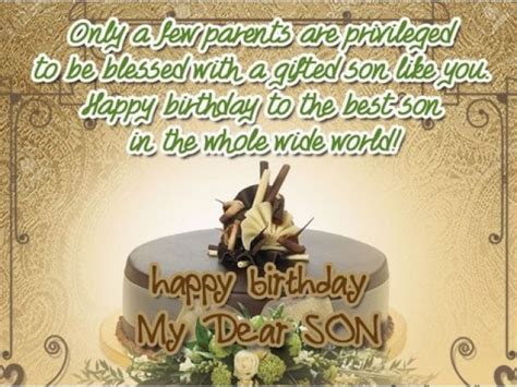 This year on your birthday i am so grateful that you've grown into such a bright and capable young man. Happy Birthday to My First Born son Quotes Happy Birthday to My First Born son Wishesgreeting ...