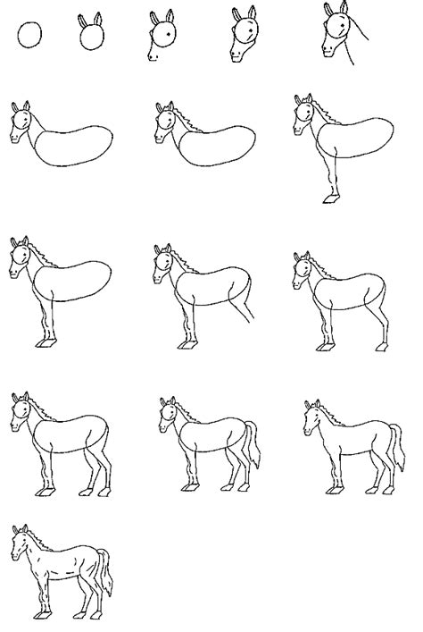 How To Draw A Horse Picture By Koolkatz Drawingnow