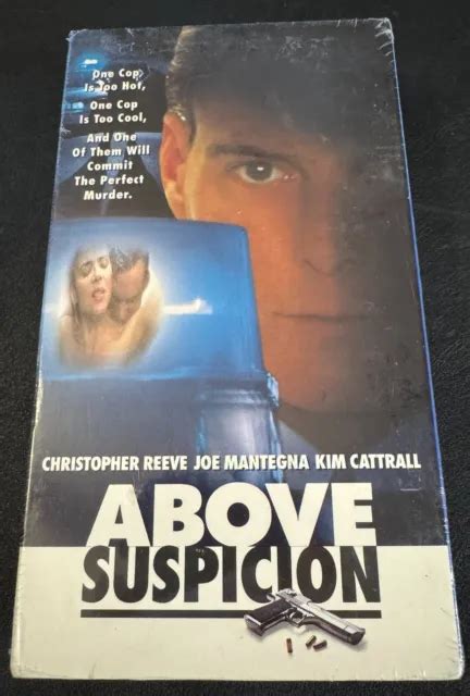 ABOVE SUSPICION VHS 1996 Christopher Reeve Kim Cattrall New