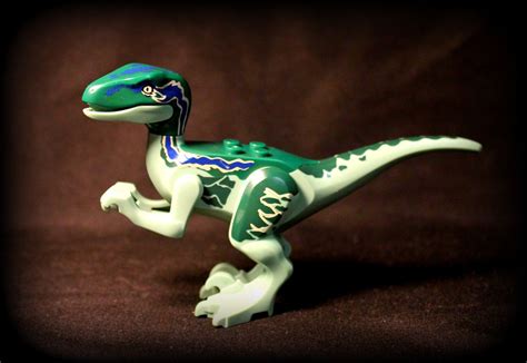 Velociraptor Blue From Jurassic Worlds Raptor Squad Custom