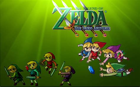 Legend Of Zelda Four Swords Wallpaper By Stellathecat12 On Deviantart