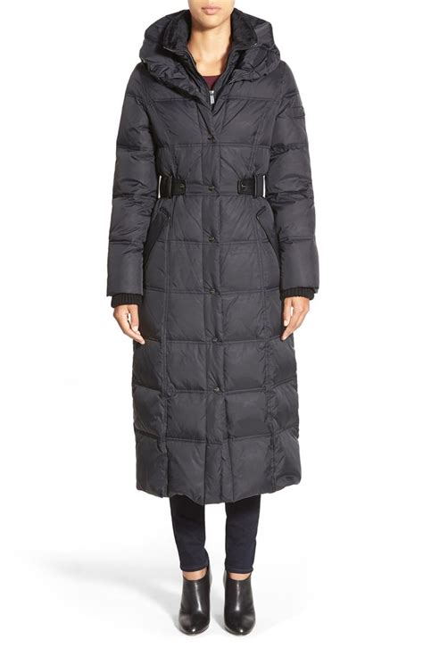 Dkny Faith Long Quilted Down And Feather Fill Coat Nordstrom