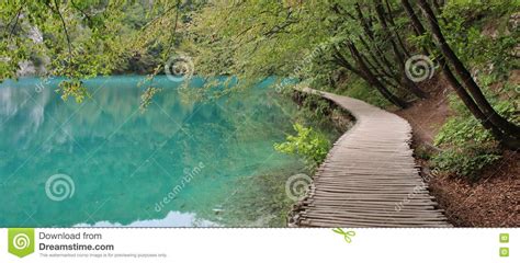 Plitvice Lakes National Park In Croatia Stock Image Image Of Jezera