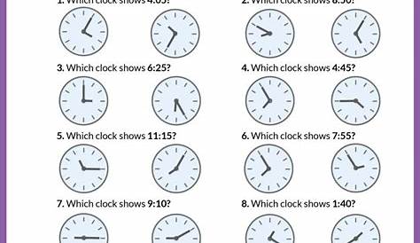Telling time worksheets: 20 effective practice materials | Prodigy