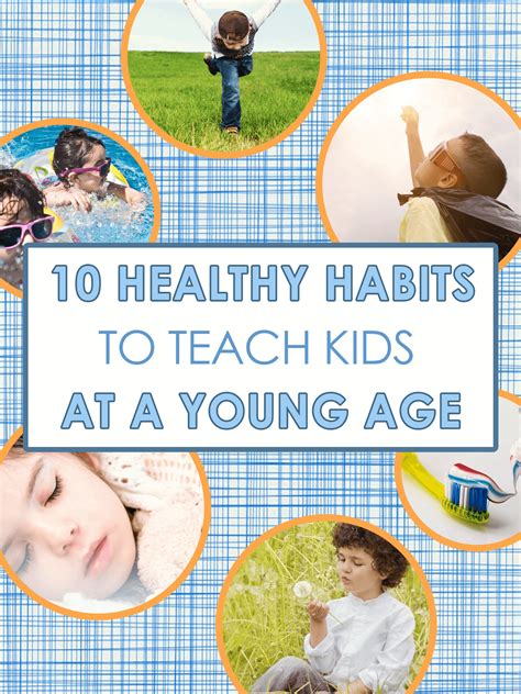 10 Healthy Habits to Teach Kids | Imagine Forest