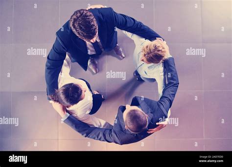Business People Group Joining Hands Stock Photo Alamy