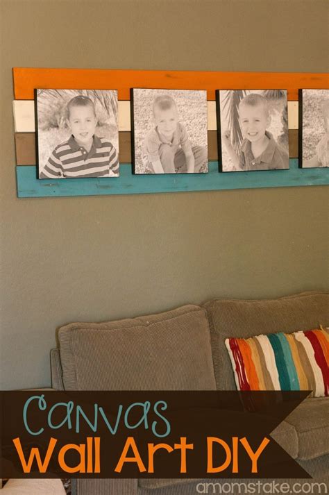 Diy canvas wall art ideas. DIY Canvas Wall Art Focal Point - A Mom's Take