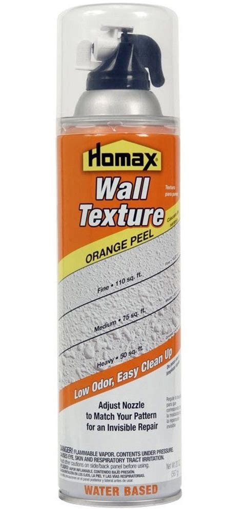 Homax 4092 06 Orange Peel Drywall Spray Texture Water Base 20 Oz