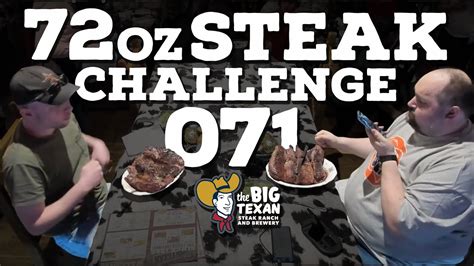 Oz Steak Challenge Big Texan Live Stream Youtube