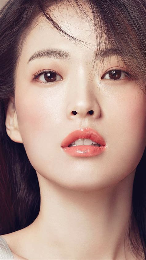 Hh60 Girl Kpop Lips Cute Beauty Wallpaper