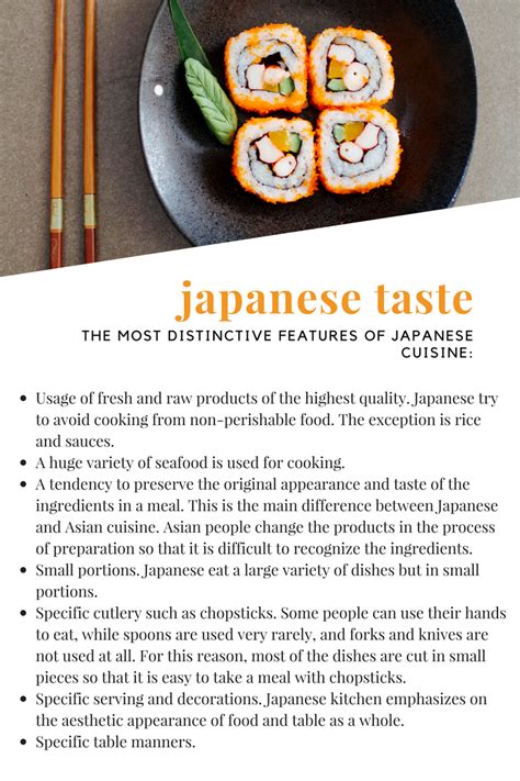 Change partners often and share your findings. The history of Japanese cuisine