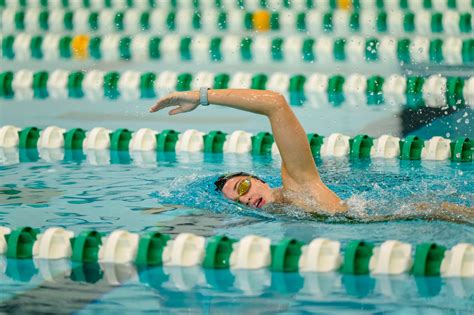 Womens And Mens Swimming And Diving Teams Third After Day One Of The