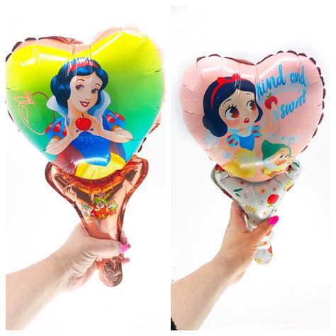 Snow White Party Favor Birthday Balloons Air Fill Decoration Etsy