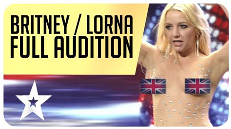 Did Britney Spears Really Kiss A Judge From Britain S Got Talent Full Audition Youtube