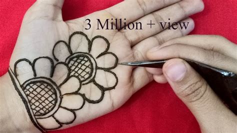 Palm Easy And Simple Mehndi Designs For Kids