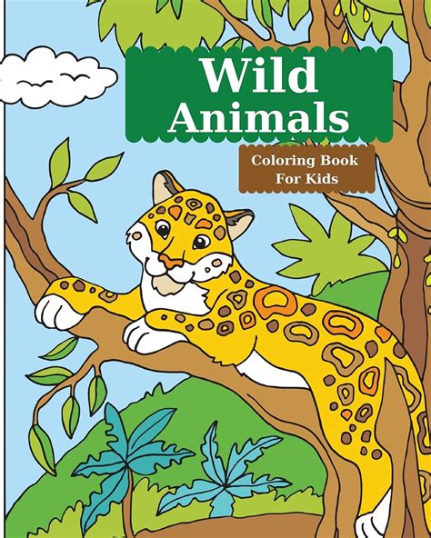 Buy Wild Animals Coloring Book For Kids Cute Coloring Book For Kids