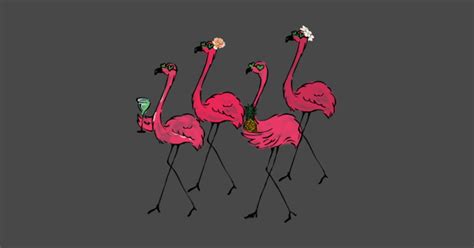 Funny Flamingos Drinking Mimosas Alcohol T Shirt Flamingo Tapestry