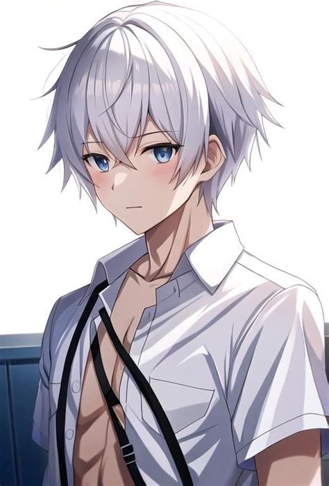 Aggregate Anime Male White Hair Latest In Eteachers