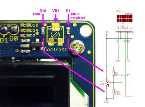 Lcd And Keypad Shield Contrast Control Freetronics