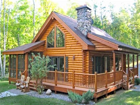 Thanks for visiting our website, content above published by plougonver.com. Exterio Log Cabin Pictures With Wrap Around Front Porch ...