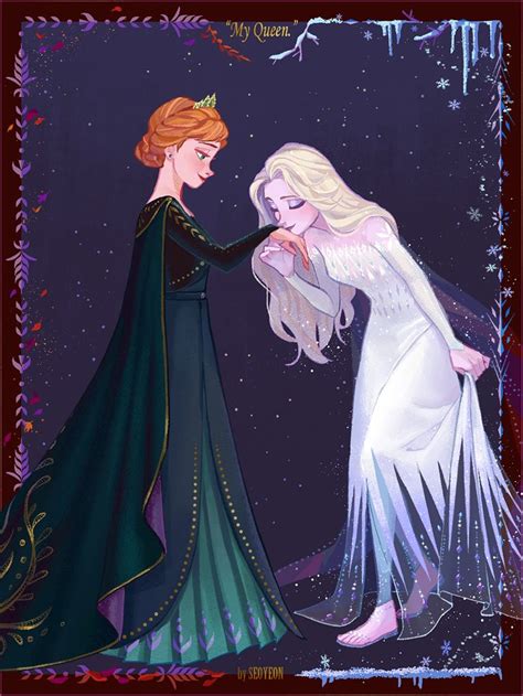 Elsa And Anna Fanart By Ruro95 On Deviantart Disney F