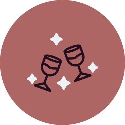Champagne Glasses Vector Icon 20008906 Vector Art At Vecteezy