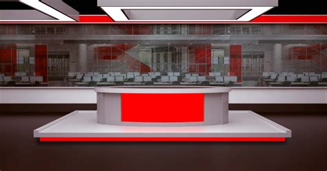News Tv Studio Set Virtual Green Screen Background Psd Datavideo Images And Photos Finder