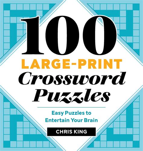 100 Large Print Crossword Puzzles Book Review Create