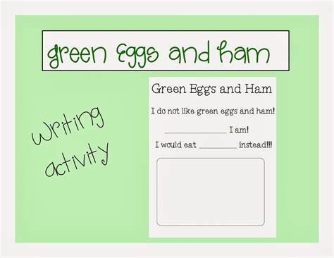 Seuss and one of the nonfiction or concept books start with green eggs and ham. Book of the Month- Green Eggs and Ham! - Autism Adventures