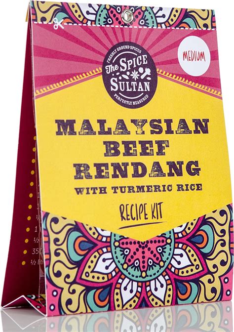 Malaysian Beef Rendang Spice Kit Uk Grocery