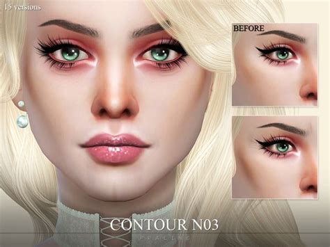 Pralinesims Contour N03 Sims 4 Cc Skin Sims 4 Cc Makeup The Sims 4
