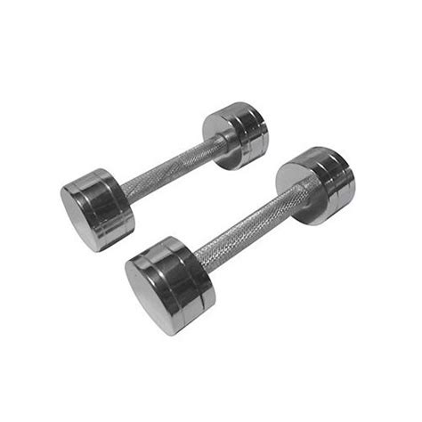 fixed weight round steel chrome plated dumbbell rs 85 kg id 12166567955