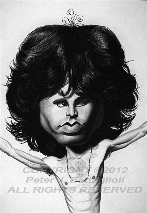 Jim Morrison Caricature Art Print Limited Edition By Peter Etsy