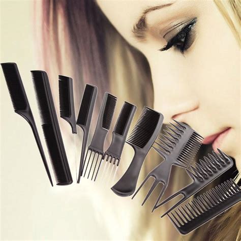 Hair Comb Set Professional Styling Kit 10 Pieces Online Home