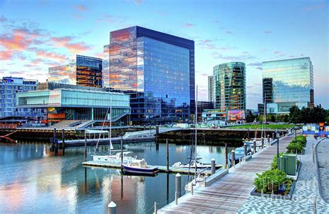 Bostons Seaport District Photograph By Denis Tangney Jr Pixels