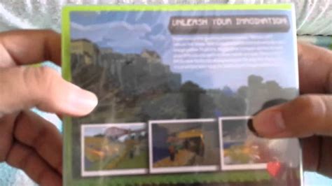 Minecraft Xbox 360 Edition Unboxing Youtube